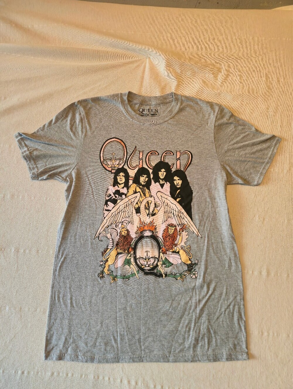 Queen Official Merch Vintage Style Band T-Shirt Medium New
